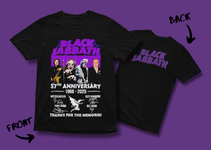 Black Sabbath - 57th Anniversary  тениска