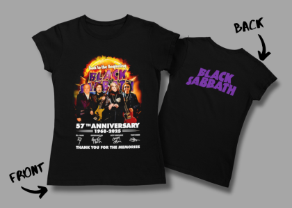  Black Sabbath - Back to the beginning - дамски тениски