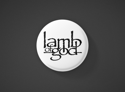 Lamb of God Метална значка бадж
