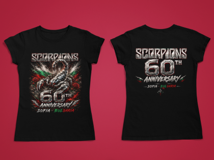 Damska teniska za koncerta na Scorpions w Sofia
