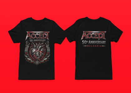 Accept - Bulgaria 50th тениска