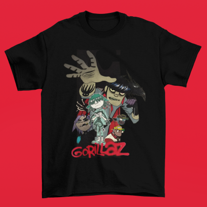 Gorillaz - Retro Poster teniskata