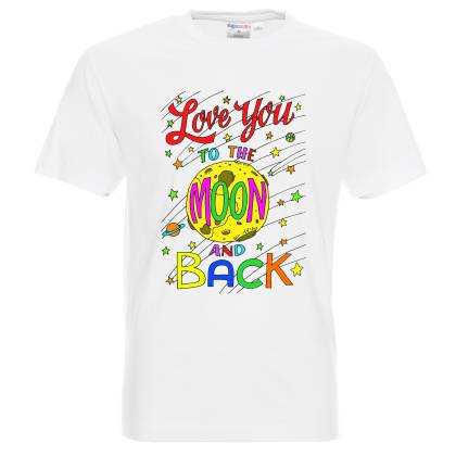тениска Мoon and back 