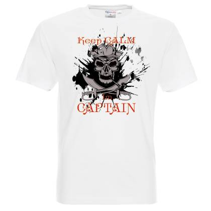 тениска Keep calm Im Captain - памук