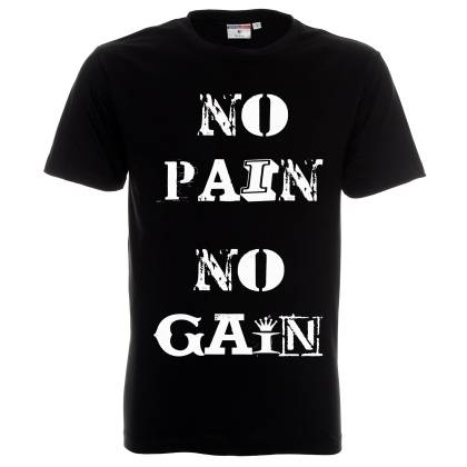 тениска No pain No gain