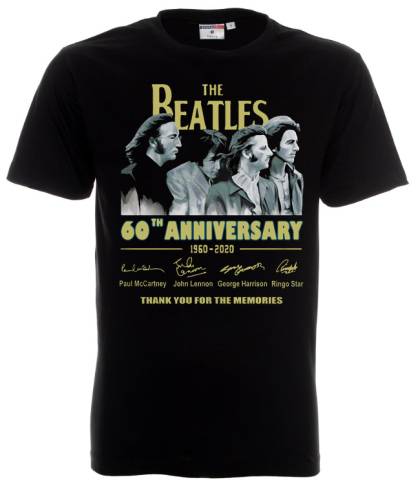 фланелка Beatles 60 години