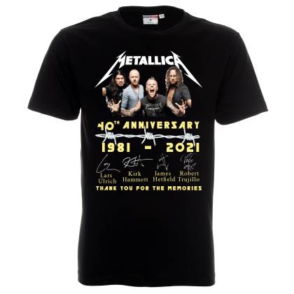 teniska na Metallica 40 anniversary