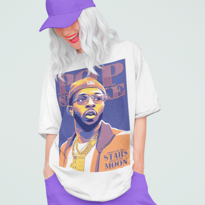 Oversize тениска Pop Smoke