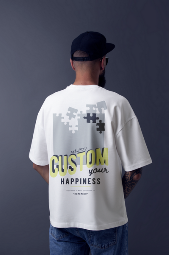 Oversized тениска • Custom - гръб