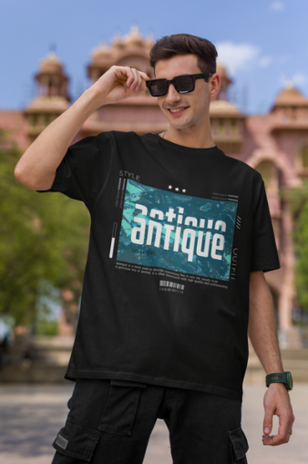 Oversized тениска • Antique -принт