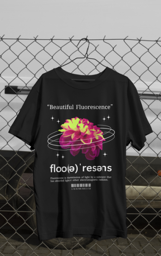 Oversized тениска • Fluorescence - оверсайз
