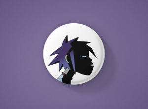 Gorillaz - значка 