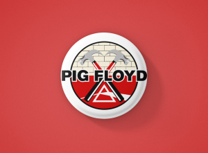 Pink Floyd - Pig Floyd - значка 