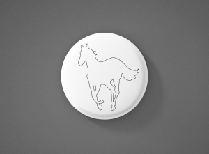 Deftones Метална значка бадж