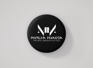 Marilyn Manson - значка - The Devil Beneath my Feet