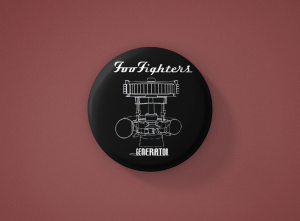 Foo Fighters метална значка бадж