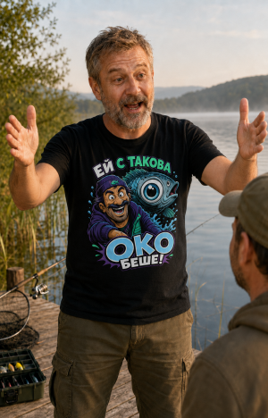 тениска - Рибарска - Ей с такова око