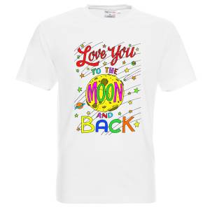 тениска Мoon and back 