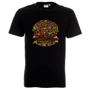 черна тениска Хамбургер ( Hamburger )