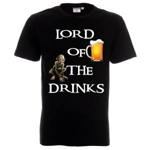 за ергенско парти тениска Lord of the drinks 