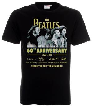 фланелка Beatles 60 години