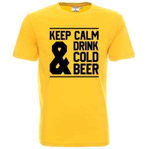 Keep calm drink beer
