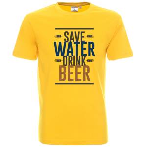 Пести водата пий бира 