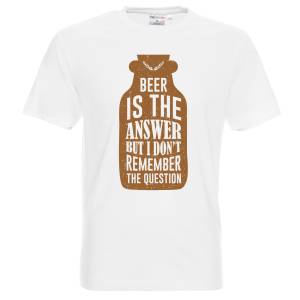  Beer is the answer 