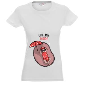 Тениска за бременни Chilling Inside - за момиче