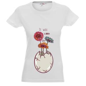 Тениска за бременни I will bloom soon