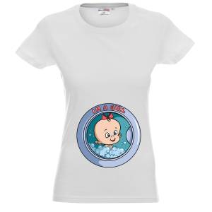 Тениска за бременни - Момиче е 