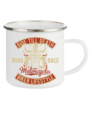 Рокерско Мото канче Ride till death Biker lifestyle - Road Rage