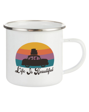 Планинарско Метално канче Life is Beautiful