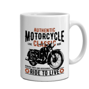 Мото чаша за кафе - Authentic Motorcycle