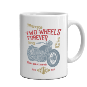 Мото чаша за кафе - Two Wheels Forever 