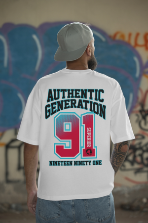 Oversized тениска • 91 - гръб