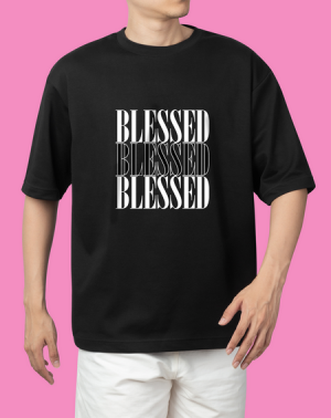 Oversized тениска • Bless лице принт