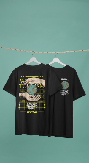Oversized тениска • World